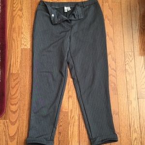 Forever 21 Pinstripe trousers.